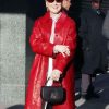 Shop NYC Good Morning America Meryl Streep Leather Coat