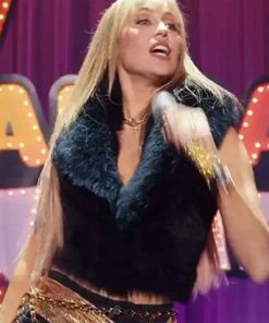 Shop Hannah Montana 20th Anniversary Special Miley Cyrus Shearling Fur Vest