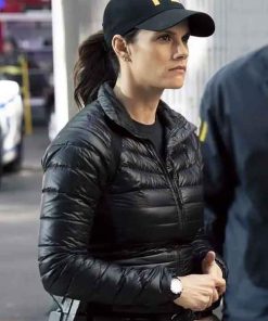 Missy Peregrym CIA Black Puffer Jacket