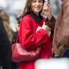 Buy 2026-Dakota-Johnson-Red-Cotton-Jacket