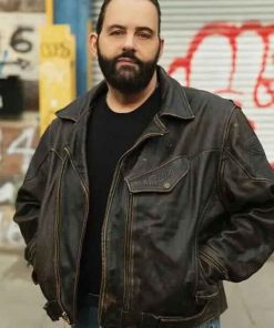Shop Once a Week for Life George Zouvelos Leather Jacket