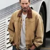 Buy Movie-Outcome-2026-Reef-Brown-Cotton-Bomber-Jacket
