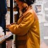 Buy Rihanna-2026-Miu-Miu-Suede-Jacket