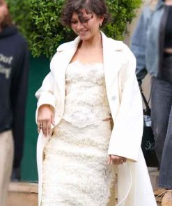 Shop Paris Fashion 2026 Zendaya Off White Trench Coat