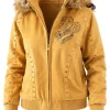 Pelle-Pelle-Born-And-Raised-Stone-Yellow-Fur-Jacket