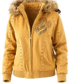 Pelle-Pelle-Born-And-Raised-Stone-Yellow-Fur-Jacket