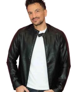 Buy Peter Andre London Black Leather Jacket