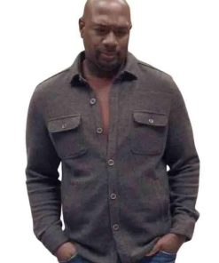 Shop Richard T. Jones The Rookie Grey Jacket