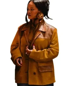 Buy Rihanna-Paris-2026-Miu-Miu-Suede-Jacket