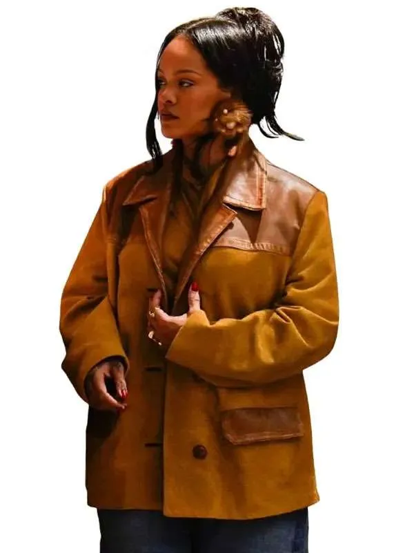 Buy Rihanna-Paris-2026-Miu-Miu-Suede-Jacket