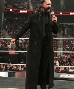 Shop Seth Rollins Monday Night RAW Black Coat