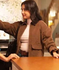 Shop Sheriff Country 2026 Amanda Arcuri Brown Jacket
