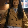 Buy Shrinking-Lukita-Maxwell-Beige-Crop-Jacket