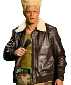 Buy 2026-Cody-Rhodes-Brown-Bomber-Leather-Jacket