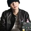 Buy Suga Birthday Black Leather Jacket