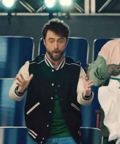 Shop Daniel Radcliffe The Fall and Rise of Reggie Dinkins Arthur Tobin Varsity Jacket