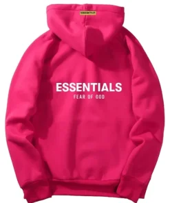 Alternative view of Fear Of God Essentials Pink Hoodie