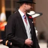 Buy Prince-William-Buckingham-Palace-Black-Wool-Coat
