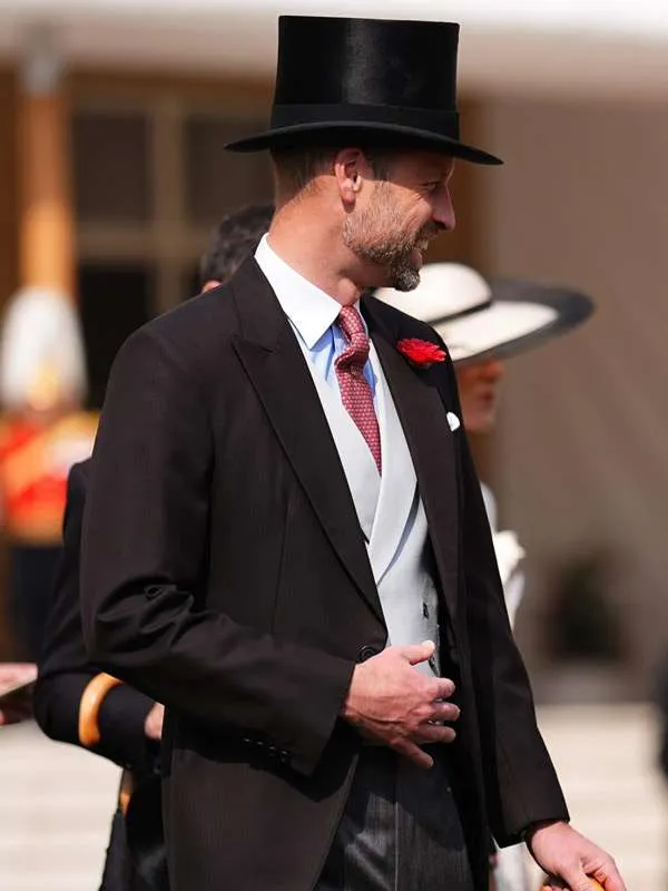 Buy Prince-William-Buckingham-Palace-Black-Wool-Coat