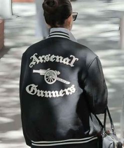 Shop Anne Hathaway Varsity Jacket