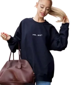 Buy Ariana-Grande-Yes-And-Black-Sweatshirt