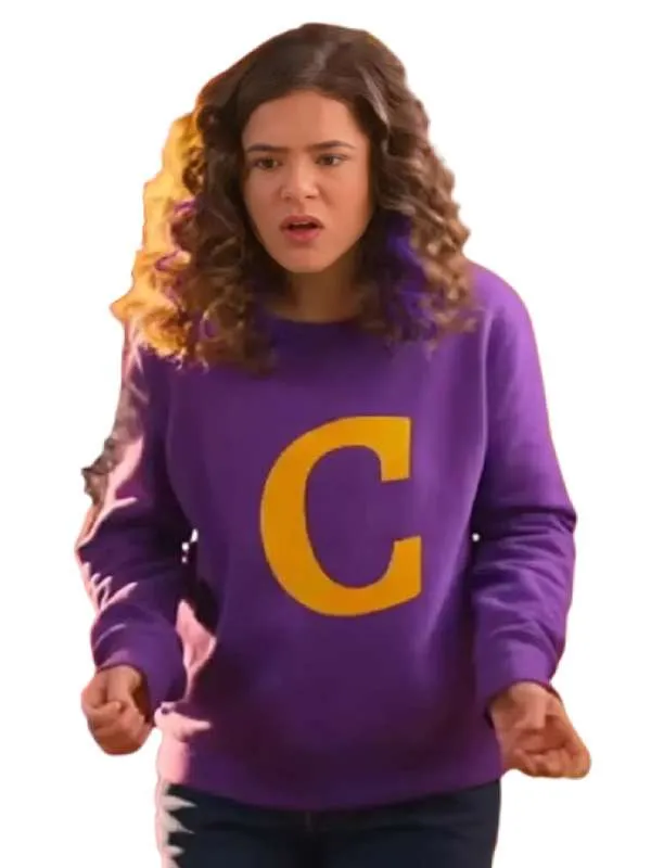 Buy Back-to-15-S02-Anita-C-Letter-Purple-Sweatshirt