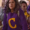 Shop Back-to-15-Maisa-Silva-C-Letter-Purple-Sweatshirt
