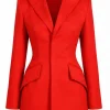 Shop Baywatch-Reboot-Promo-2026-Livvy-Dunne-Red-Blazer