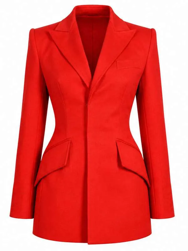 Shop Baywatch-Reboot-Promo-2026-Livvy-Dunne-Red-Blazer