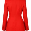 Shop Livvy-Dunne-Baywatch-Reboot-Promo-Red-Blazer