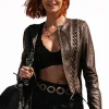 Shop Belle-Skinner-2026-Marshals-Leather-Jacket