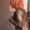 Shop Belle-Skinner-2026-Marshals-Brown-Leather-Jacket