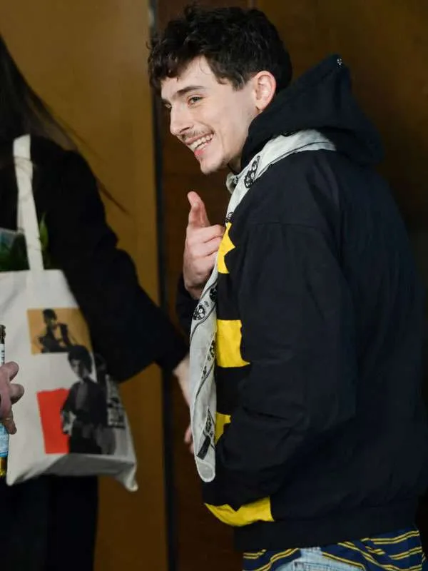 Shop BIFF-Timothee-Chalamet-Stripe-Jacket