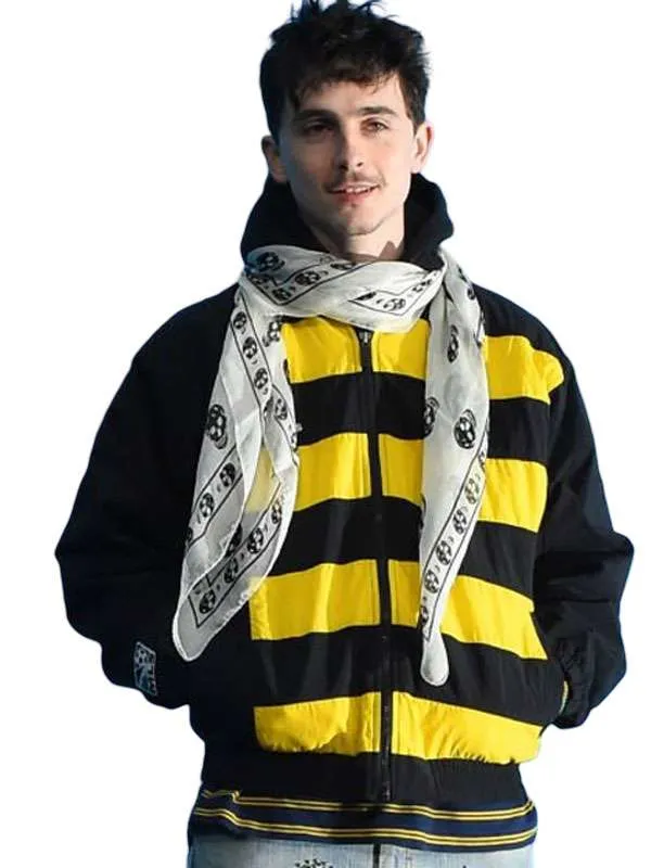 Shop Berlinale-International-Film-Festival-Timothee-Chalamet-Stripe-Jacket