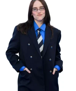 Shop Billie-Eilish-Hit-Me-Hard-And-Soft-London-Premiere-2026-Blue-Blazer