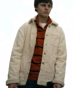Buy The-Boys-S04-Cameron-Crovetti-White-Cotton-Jacket