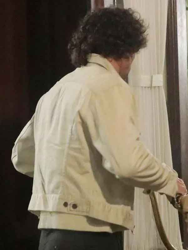 Shop Aaron Taylor-Johnson 2026 White Jacket