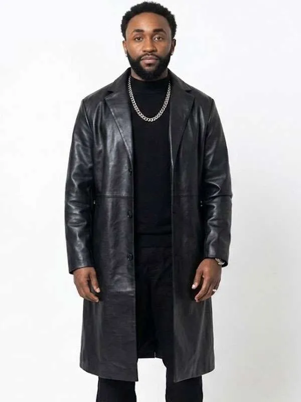 Buy DeMarr-Davis-Wonder-Man-2026-Black-Leather-Coat