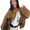 Shop Dinner-Night-2026-LA-Dua-Lipa-Brown-Suede-Jacket