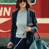 Shop Movie-Eat-Pray-Bark-2026-Alexandra-Maria-Lara-Blue-Blazer