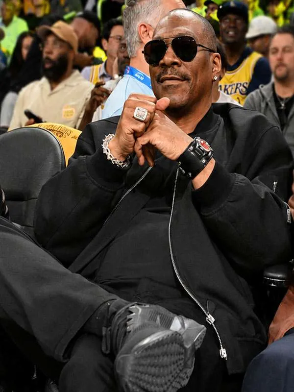 Shop Eddie-Murphy-Black-Bomber-Jacket