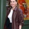 Shop Emilia Clarke The World According to Craft London Leather Jacket