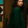 Shop Euphoria-S03-Zendaya-Green-Shirt-Jacket