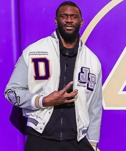Franck Kepnang Jackie Robinson Letterman Jacket