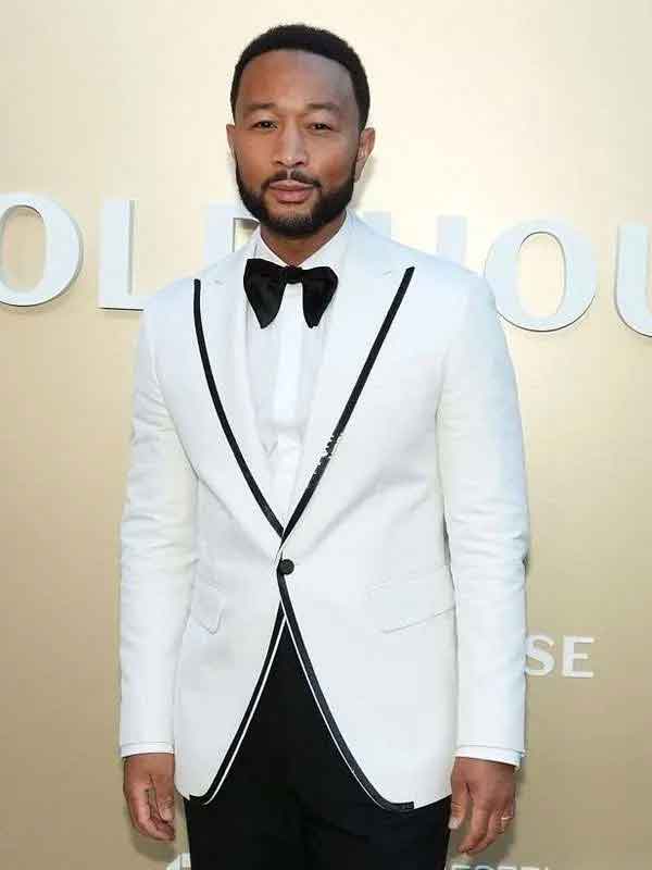 Shop John Legend 5th Annual Gold Gala White Blazer