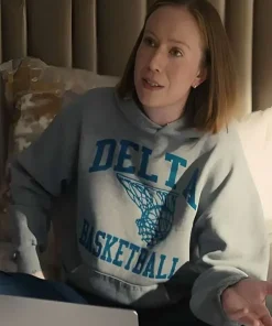 Shop Hacks-Hannah-Einbinder-Delta-Basketball-Grey-Hoodie