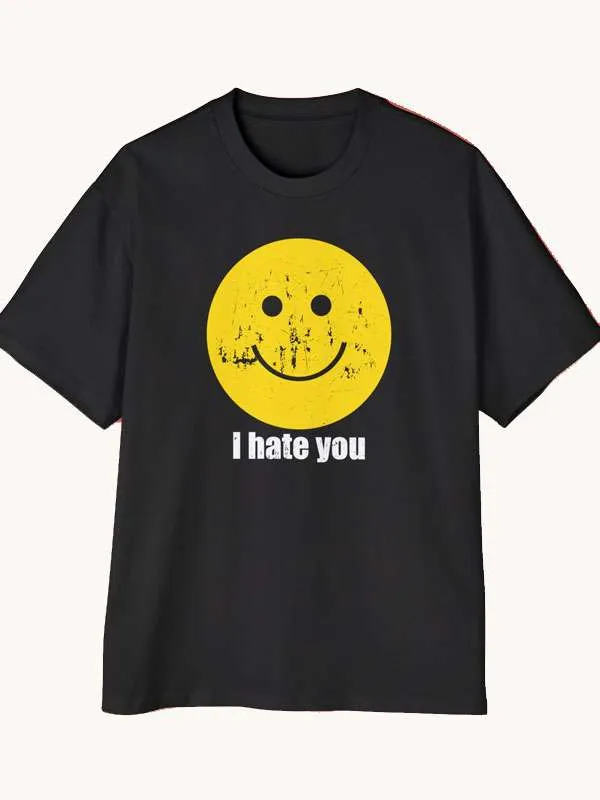 Buy Harry-Styles-I-Hate-You-Black-T-Shirt