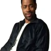 Shop Jay-Ellis-The-Rookie-North-S01-Black-Black-Track-Jacket