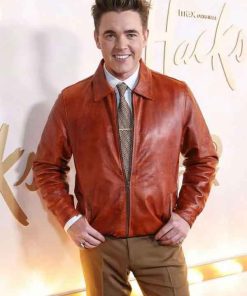 Shop Jesse McCartney Hacks Premiere Leather Jacket