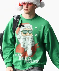 Shop Joe-Burrow-Happy-Holla-Days-Christmas-Sweatshirt